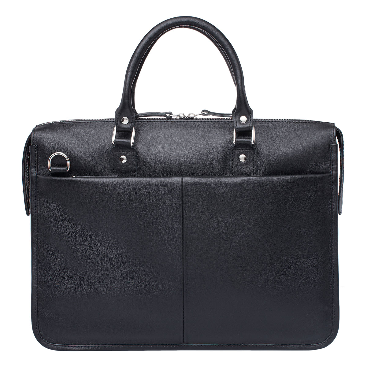 Кожаная деловая сумка для ноутбука Halston Black купить в Москве, цена ...